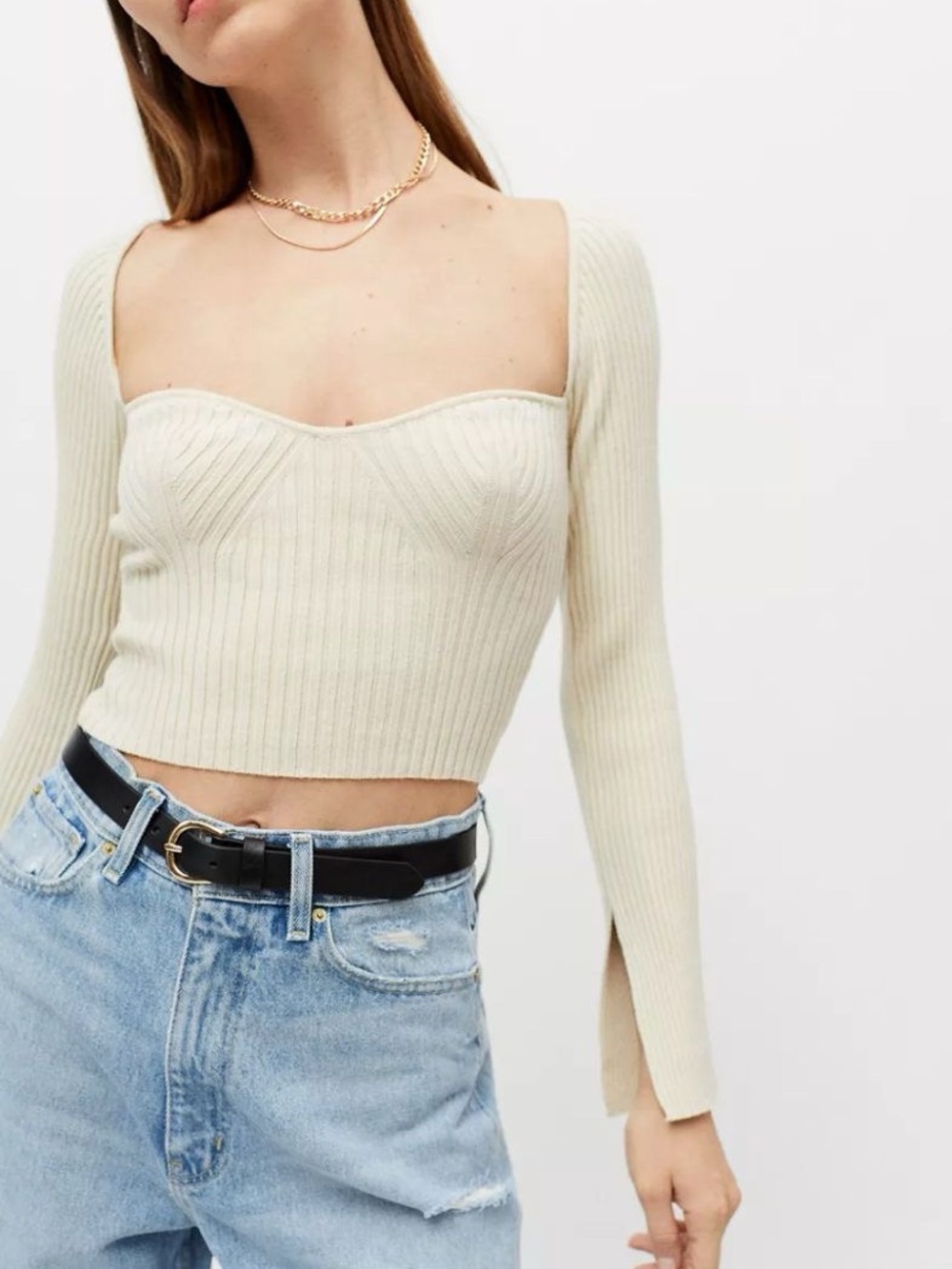 Urban Outfitters Juliet Portrait Neck Sweater